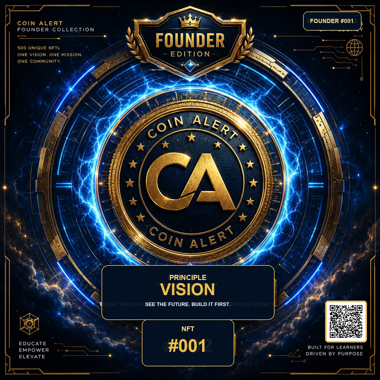 Coin Alert Pioneer Founder NFT information